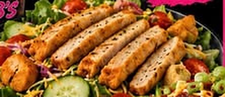 Fried or grilled chicken salad